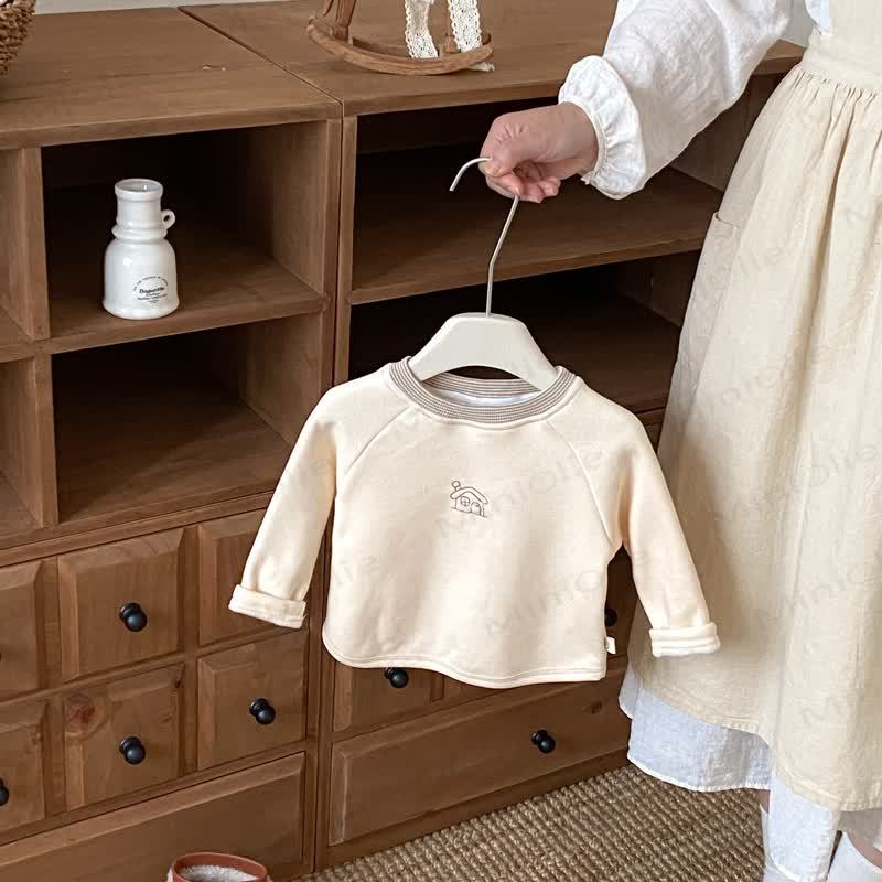 Baby Toddler Boys Embroidered Little House T-shirt - image 5