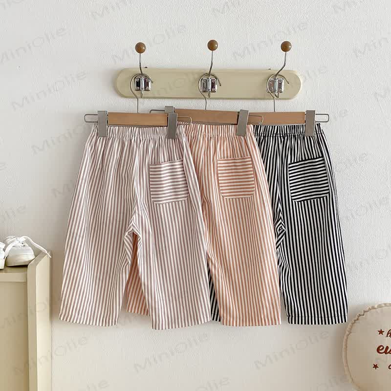 Baby Toddler Striped Bow Pants - image 4