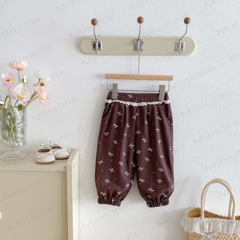 Baby Girl Bowknot Jogger Pants - image 14