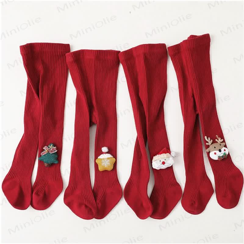 Baby Christmas Cartoon Tights - image 8