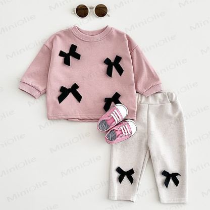 Baby 2-Piece Bow Lovely Casual Set - image 12