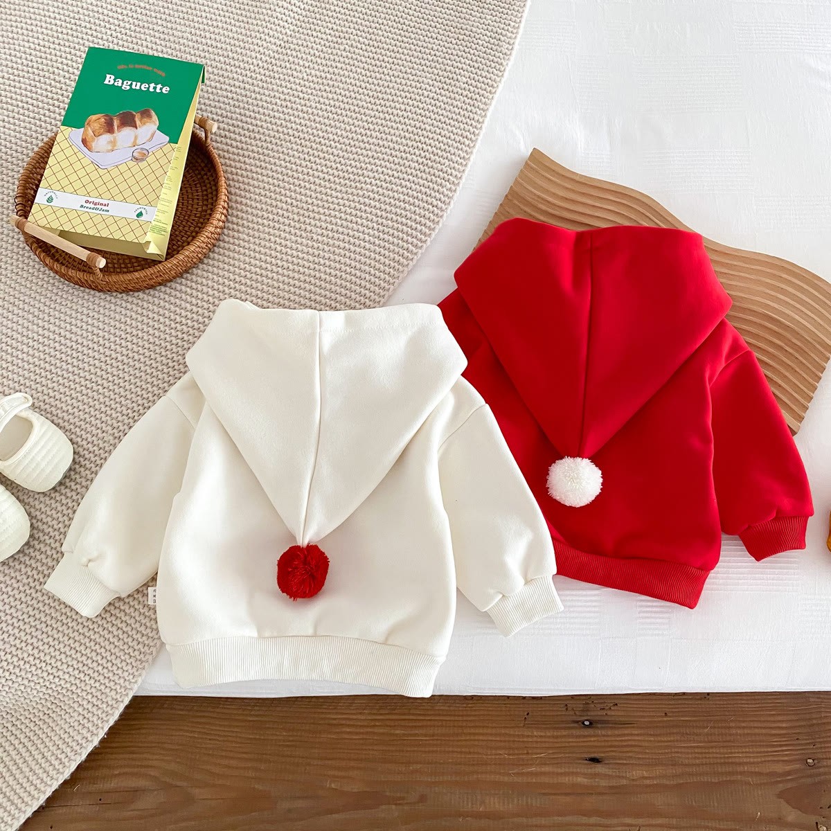 MERRY CHRISTMAS Baby Snowman Elk Santa Claus Hoodie - image 5