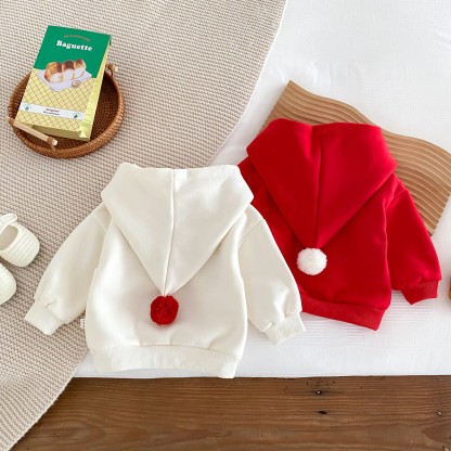 MERRY CHRISTMAS Baby Snowman Elk Santa Claus Hoodie - image 5