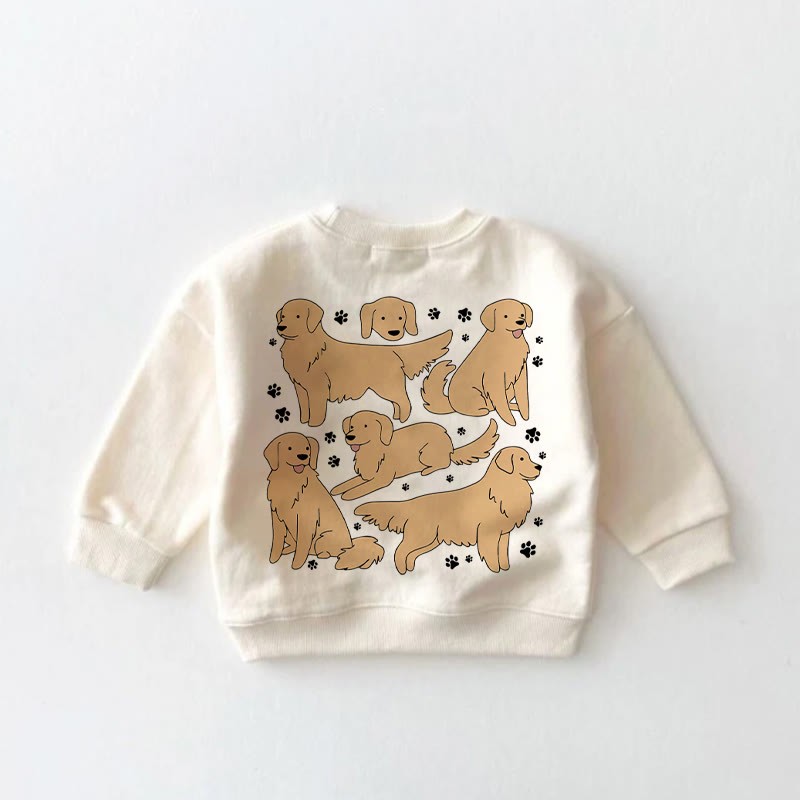 DOG Baby Toddler Golden Retriever Sweatshirt - image 3