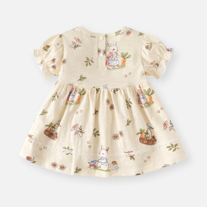 Baby Toddler Girls Bunny/Dot Print Summer Dress - image 4
