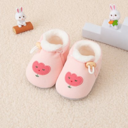 Baby Snail/Flower First Walking Shoes - Pink - 6-12M - image 10