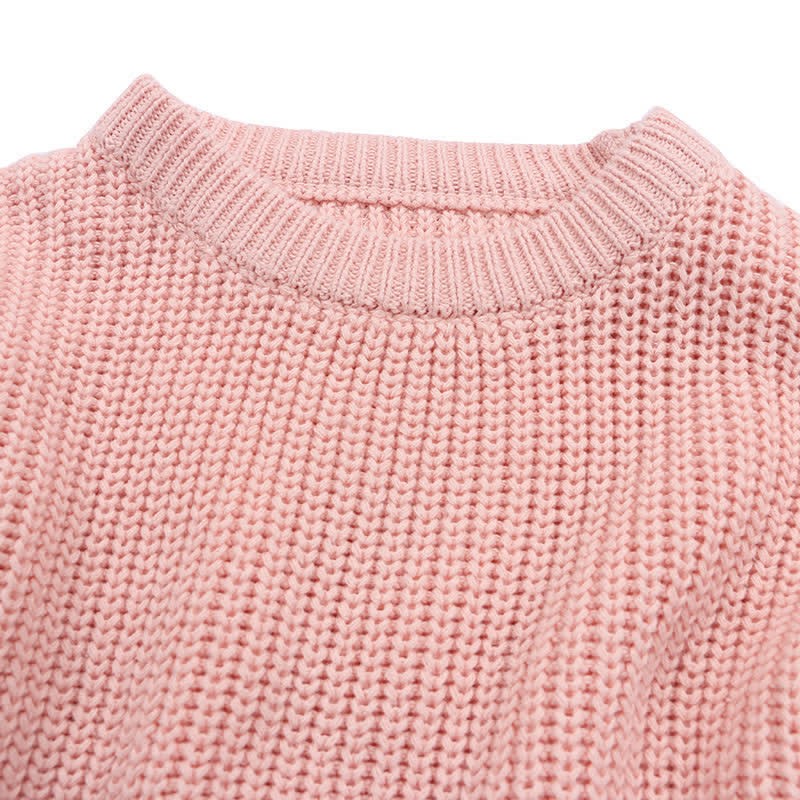 Baby Toddler Solid Color Warm Sweater - image 16