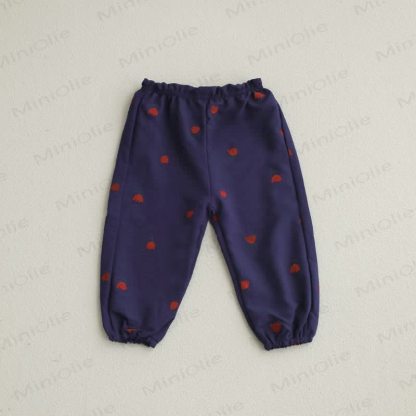 Toddler Tomato Dots Flower Plaid Pants - Flower - 6-7T - image 12
