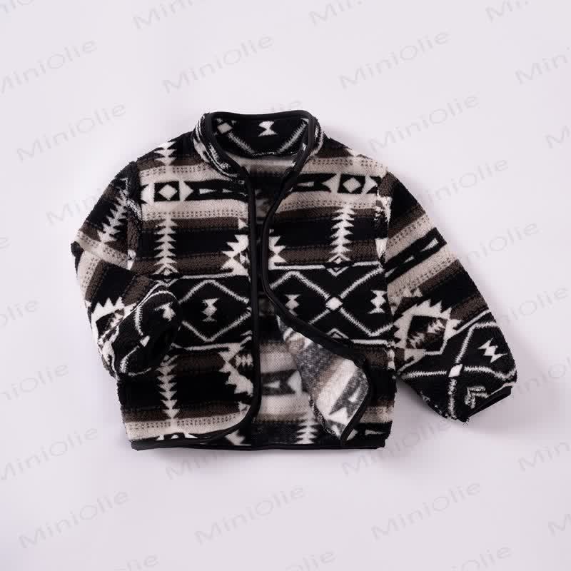 Baby Toddler Totem Polar Fleece Jacket - Black - 6-7Y - image 14