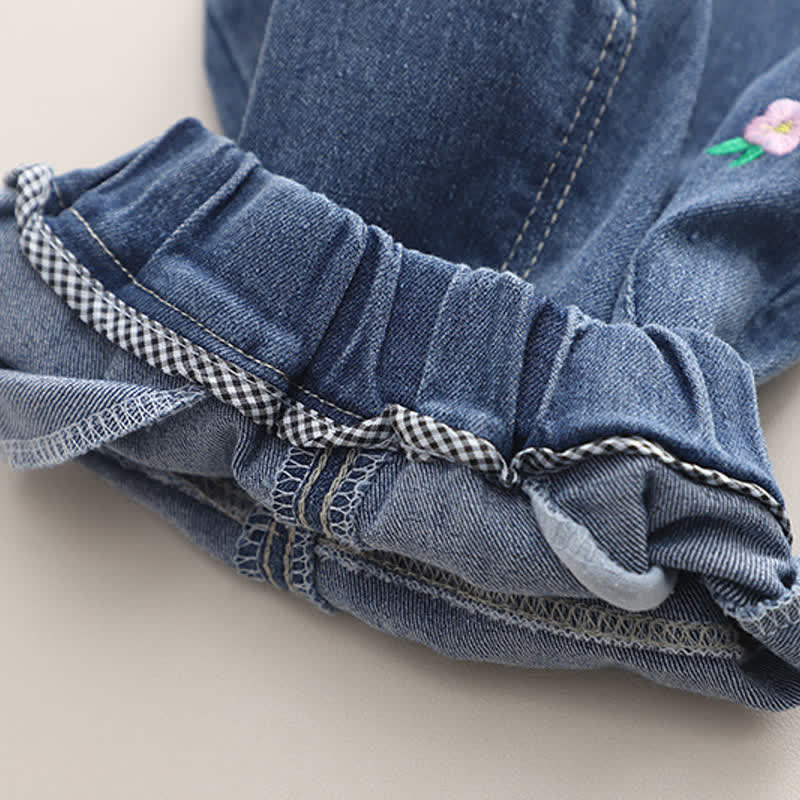 Toddler 2-Piece Lovely Flower Denim Set - image 13