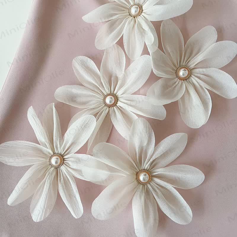 Toddler 3D Flower Sleeveless Graceful Dress - image 14