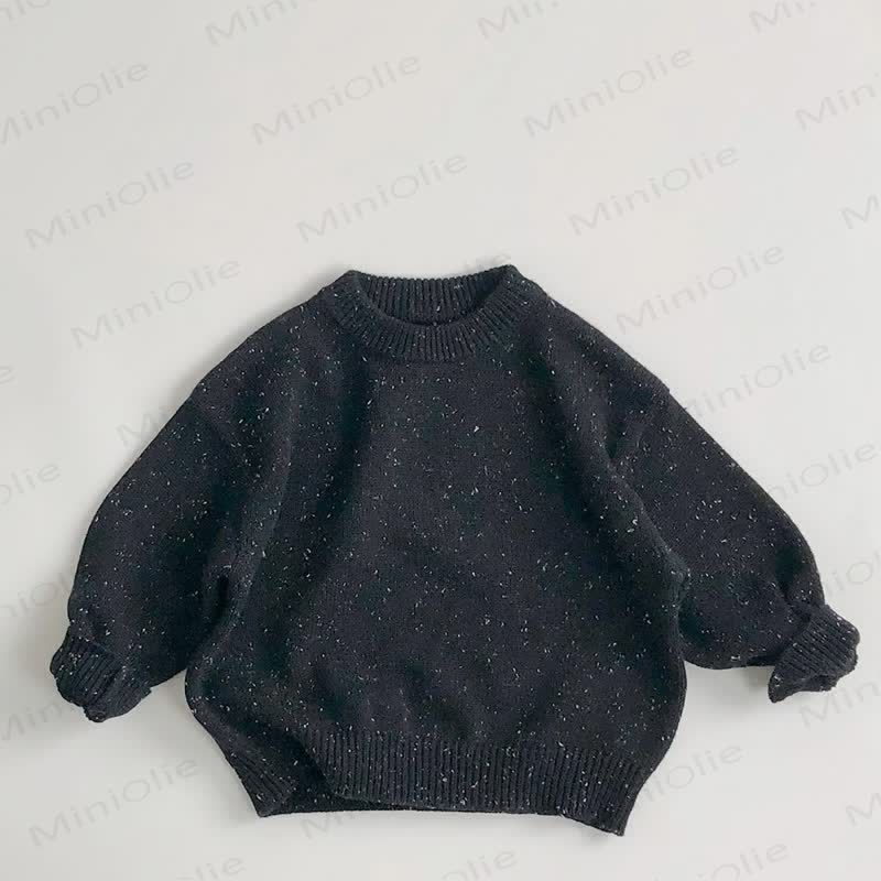 Toddler Motley Little Dot Loose Sweater - Black - 8Y - image 8