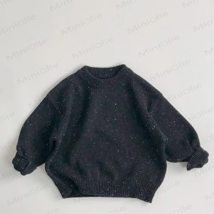 Toddler Motley Little Dot Loose Sweater - Black - 8Y - image 8