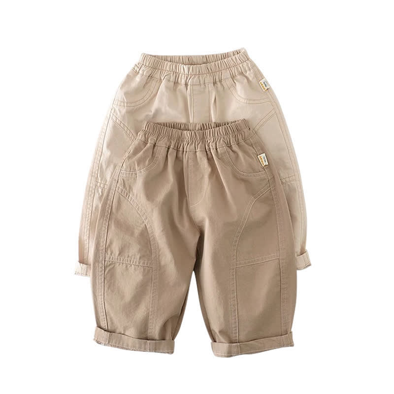 Baby Toddler Loose Solid Color Pants - image 3