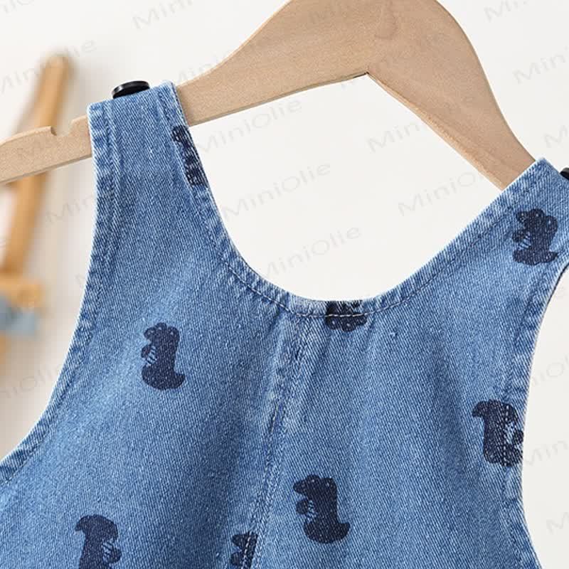 Toddler Dino Pocket Overalls - image 4