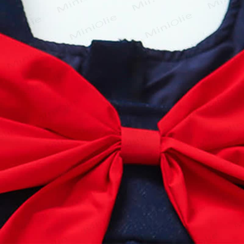 Toddler Kid Girl Strawberry Bow Dress - image 5