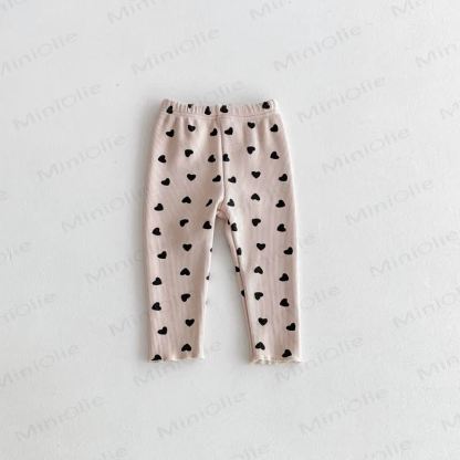 Baby Toddler Girl Heart Fleece Lined Leggings - image 13