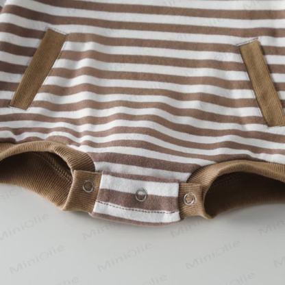 Baby Striped All-Cotton Bodysuit - image 6