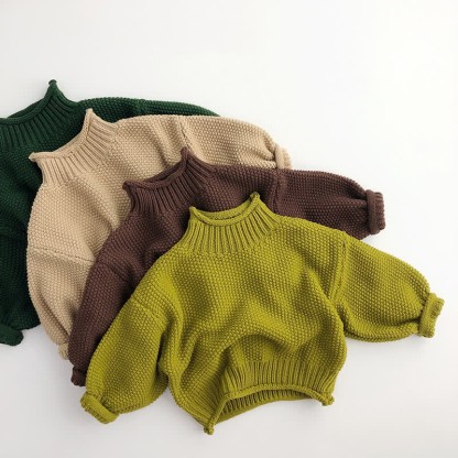 Toddler Boy Retro Turtleneck Sweater - image 1