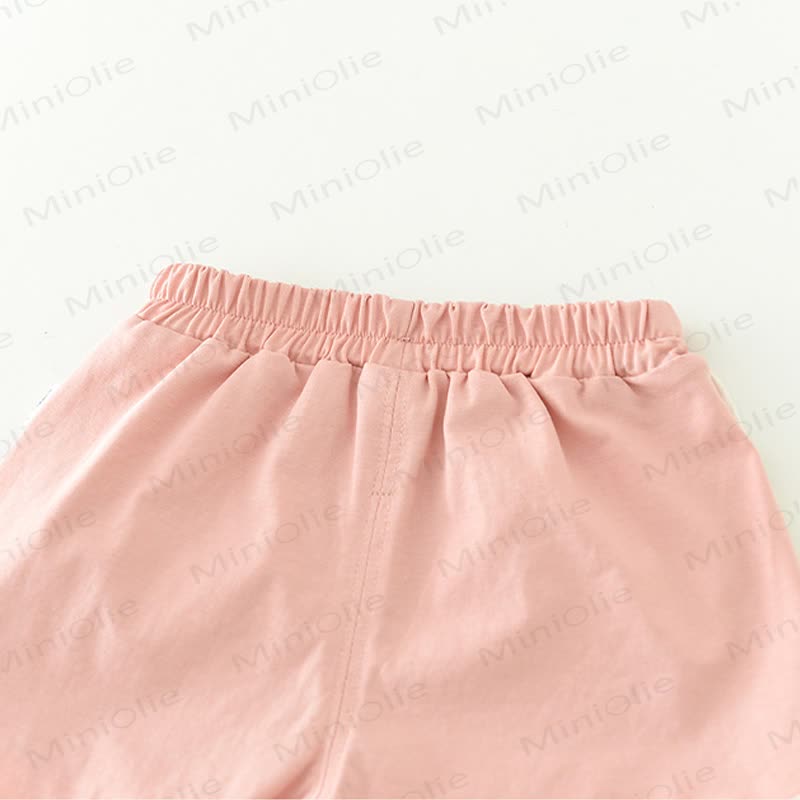 Baby Contrast Trim Top and Shorts 2-Piece Set - image 6