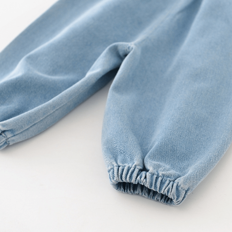 Baby Denim Embroidered Vehicle Pants - image 12