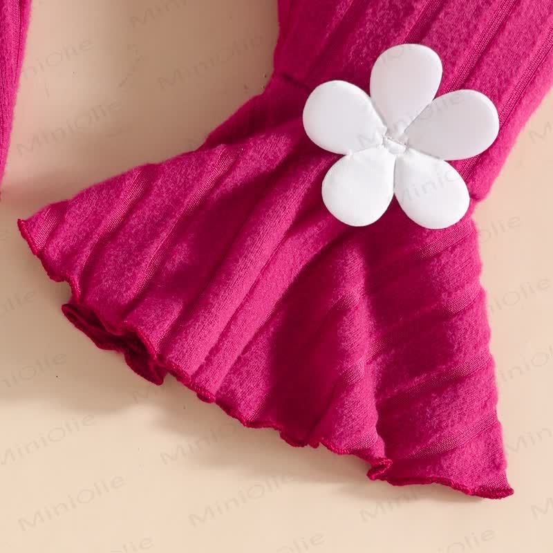 Toddler Girls Flower Top and Pants 2-piece Set - image 6