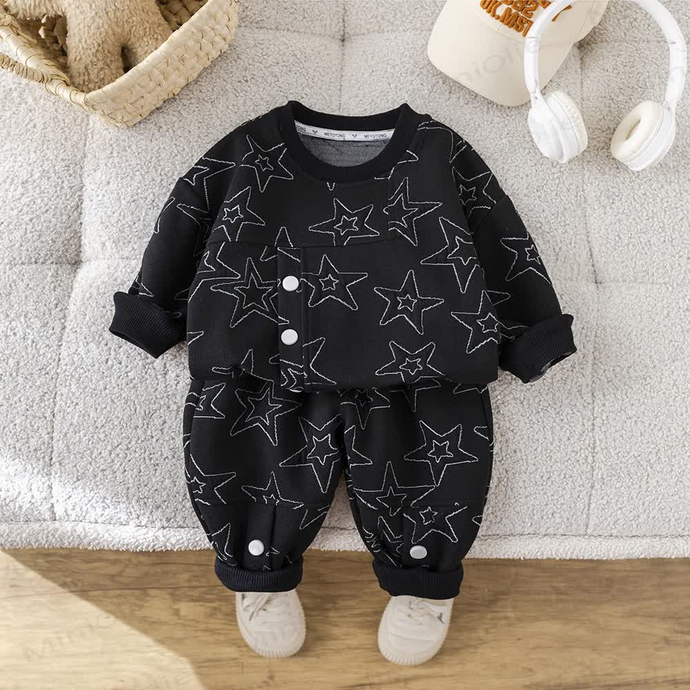Baby Toddler Boy Star 2-piece Set - image 3