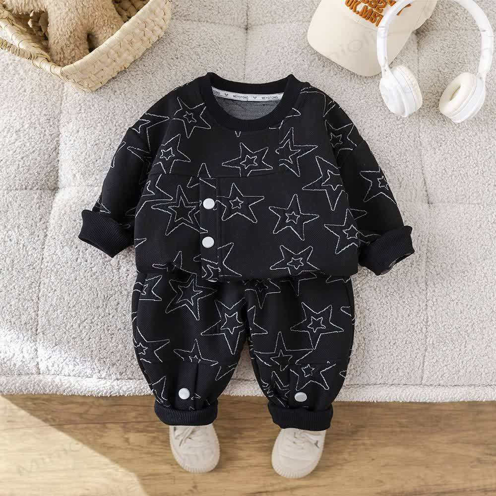 Baby Toddler Boy Star 2-piece Set - image 3