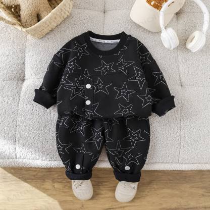 Baby Toddler Boy Star 2-piece Set - image 3