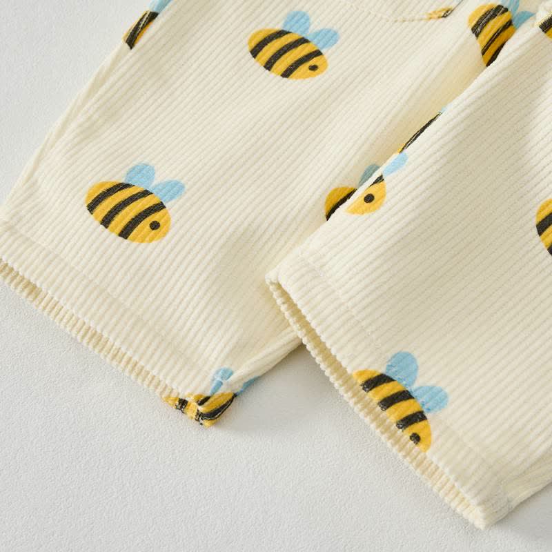 Baby Toddler Bee Print Corduroy Pants - image 6