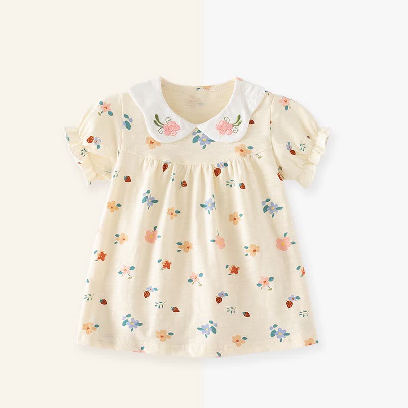 Baby Toddler Girl Floral Summer Dress - Colorful Flower - 3-4T - image 4