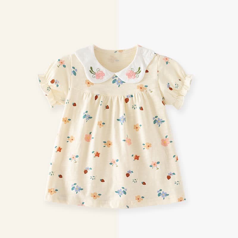 Baby Toddler Girl Floral Summer Dress - Colorful Flower - 3-4T - image 4