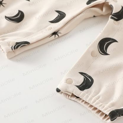 Baby Moon Dots Pajamas Romper - image 10