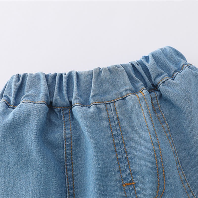 HELLO! Baby 2-Piece Dinosaur Denim Set - image 11