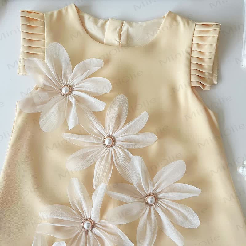 Toddler 3D Flower Sleeveless Graceful Dress - image 19