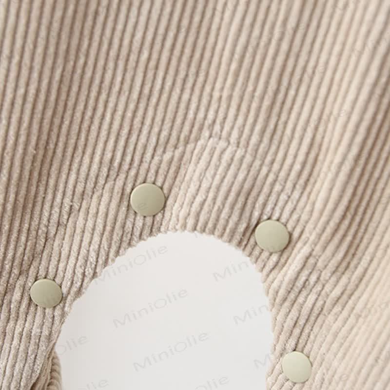 Baby Toddler Animal Corduroy Fleece Lined Overalls - image 13