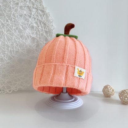 Baby Pumpkin Lovely Knitted Beanie - Pink - 3-24M - image 14
