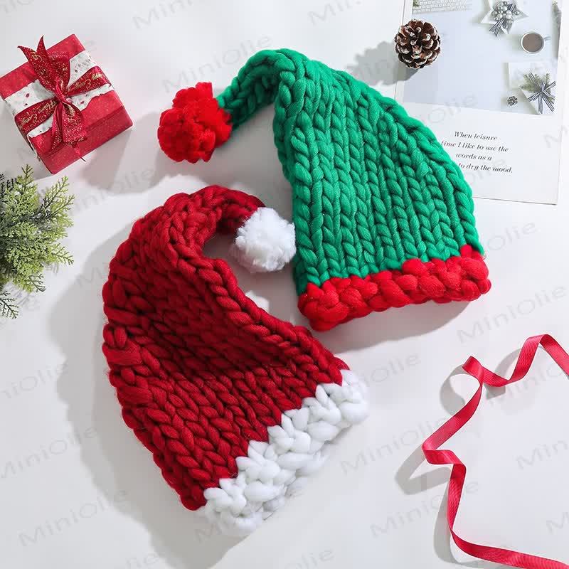 Baby Lovely Knitted Christmas Beanie - image 1