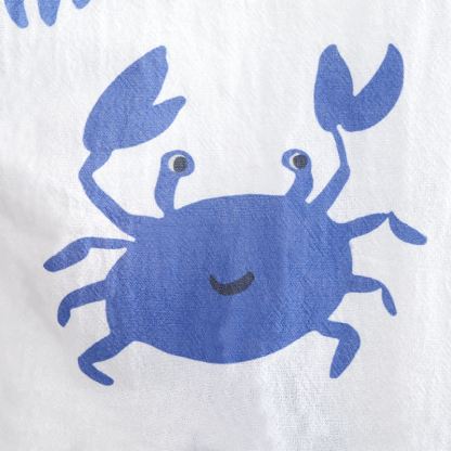 Baby Toddler Crab White Shirt and Shorts 2-piece Set - image 7