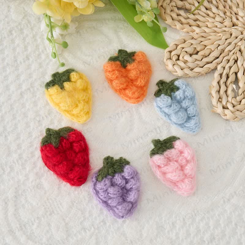 Kids DIY Interchangeable Patch Sweatshirt - Strawberry Patches (1 pack) Sweatshirt not included - One size - image 12