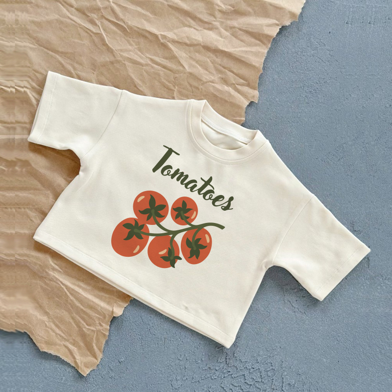 TOMATOES Baby White T-Shirt - White - 2-3T - image 1