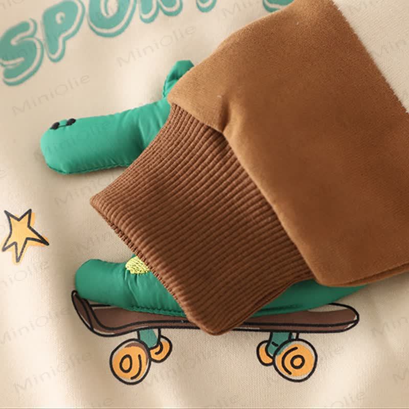 SPORT DINO Baby Toddler Boy Crocodile 2-piece Set - image 10