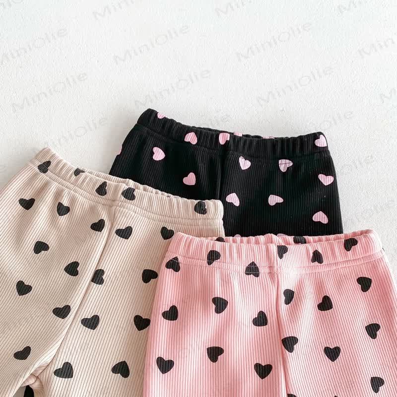 Baby Toddler Girl Heart Fleece Lined Leggings - image 15