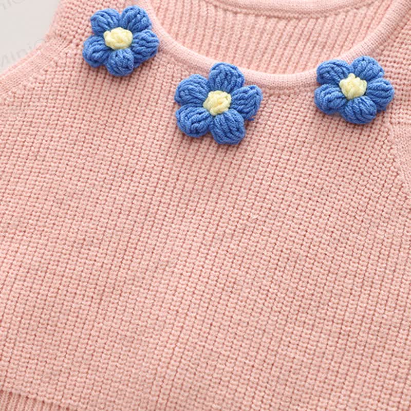 Baby Toddler Girl Flower 3-Piece Set - image 6