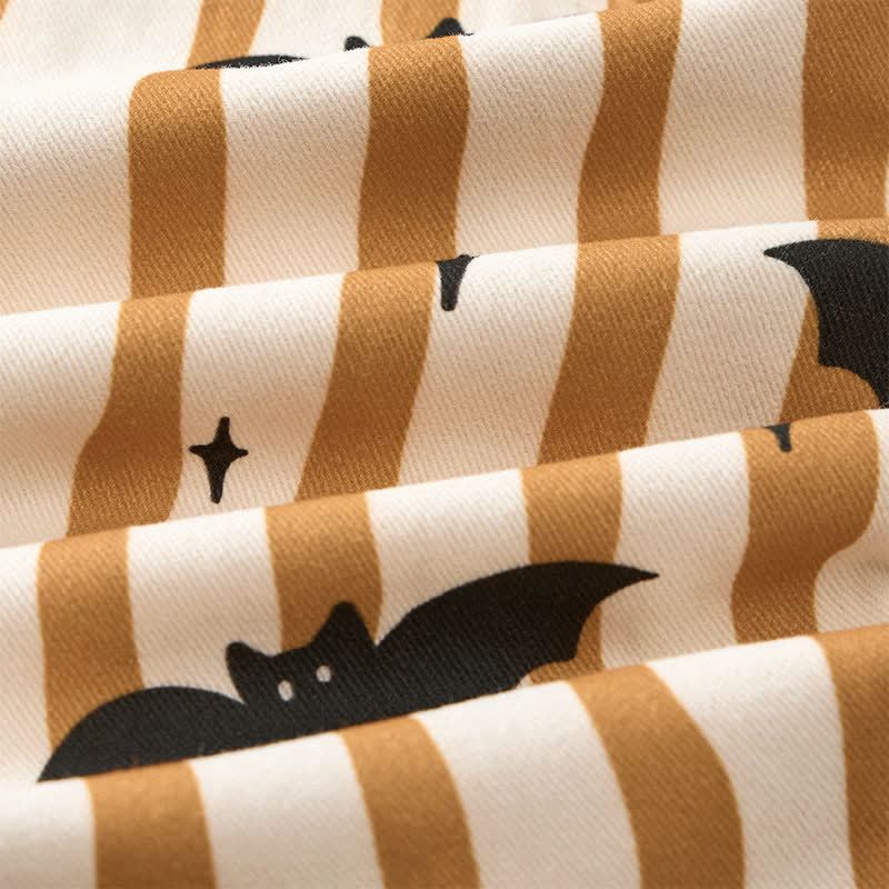 Baby Toddler Bat Striped Overalls - image 6