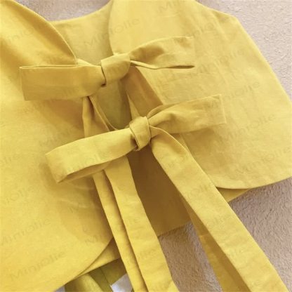 Toddler 2-Piece Yellow Dots Set with Hat - image 9