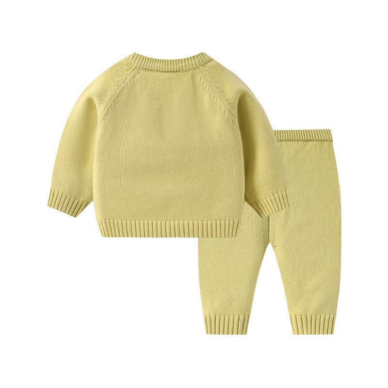 DINOSAUR Baby Dinosaur Knit Sweater and Pants 2-piece Set - image 4