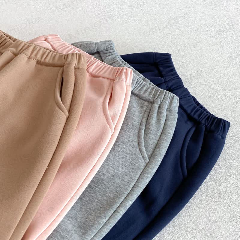 Baby Toddler Bear Fleece Lined Pants - image 7