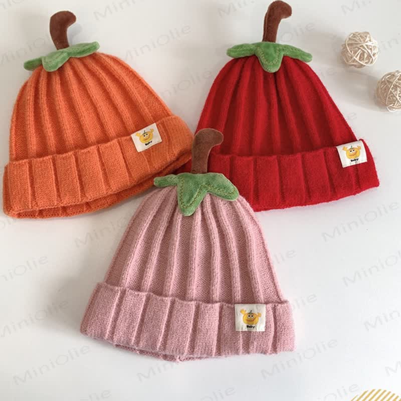 Baby Pumpkin Lovely Knitted Beanie - image 4