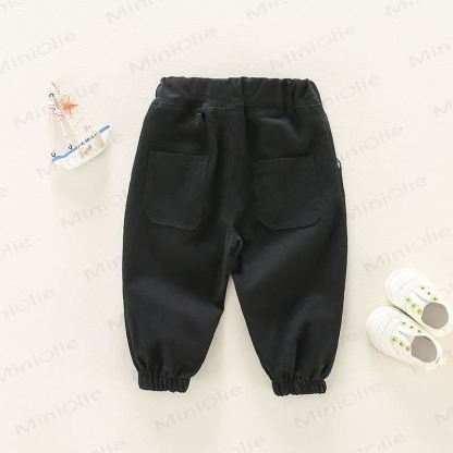 Toddler Boy Pure Color Simple Pants - image 5
